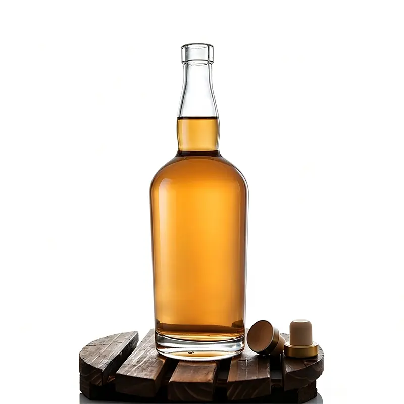 750ml Tennessee Glass Liquor Bottle Bar Top